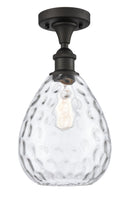 Innovations Lighting Large Waverly 1 Light Semi-Flush Mount Part Of The Ballston Collection 516-1C-OB-G372-LED