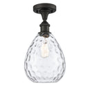 Innovations Lighting Large Waverly 1 Light Semi-Flush Mount Part Of The Ballston Collection 516-1C-OB-G372