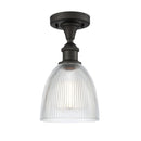 Innovations Lighting Castile 1 Light Semi-Flush Mount Part Of The Ballston Collection 516-1C-OB-G382