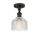 Innovations Lighting Dayton 1 Light Semi-Flush Mount Part Of The Ballston Collection 516-1C-OB-G412