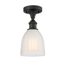 Innovations Lighting Brookfield 1 Light Semi-Flush Mount Part Of The Ballston Collection 516-1C-OB-G441
