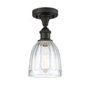 Innovations Lighting Brookfield 1 Light Semi-Flush Mount Part Of The Ballston Collection 516-1C-OB-G442