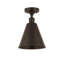 Innovations Lighting Ballston Cone 1 Light" Semi-Flush Mount 516-1C-OB-MBC-8-OB