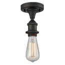 Innovations Lighting Bare Bulb 1 Light Semi-Flush Mount Part Of The Ballston Collection 516-1C-OB