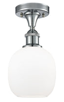 Innovations Lighting Belfast 1 Light Semi-Flush Mount Part Of The Ballston Collection 516-1C-PC-G101-LED