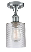 Innovations Lighting Cobbleskill 1 Light Semi-Flush Mount Part Of The Ballston Collection 516-1C-PC-G112-LED