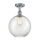 Innovations Lighting Athens 1 Light 10" Semi-Flush Mount 516-1C-PC-G122-10