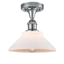 Innovations Lighting Orwell 1 Light Semi-Flush Mount Part Of The Ballston Collection 516-1C-PC-G131