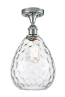 Innovations Lighting Large Waverly 1 Light Semi-Flush Mount Part Of The Ballston Collection 516-1C-PC-G372-LED