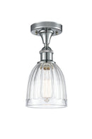 Innovations Lighting Brookfield 1 Light Semi-Flush Mount Part Of The Ballston Collection 516-1C-PC-G442-LED