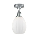 Innovations Lighting Eaton 1 Light Semi-Flush Mount Part Of The Ballston Collection 516-1C-PC-G81