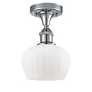 Innovations Lighting Fenton 1 Light Semi-Flush Mount Part Of The Ballston Collection 516-1C-PC-G91
