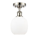 Innovations Lighting Belfast 1 Light Semi-Flush Mount Part Of The Ballston Collection 516-1C-PN-G101-LED