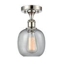 Innovations Lighting Belfast 1 Light Semi-Flush Mount Part Of The Ballston Collection 516-1C-PN-G104