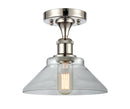 Innovations Lighting Orwell 1 Light Semi-Flush Mount Part Of The Ballston Collection 516-1C-PN-G132-LED