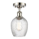 Innovations Lighting Salina 1 Light Semi-Flush Mount Part Of The Ballston Collection 516-1C-PN-G292