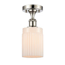 Innovations Lighting Hadley 1 Light Semi-Flush Mount Part Of The Ballston Collection 516-1C-PN-G341