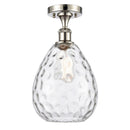 Innovations Lighting Large Waverly 1 Light Semi-Flush Mount Part Of The Ballston Collection 516-1C-PN-G372