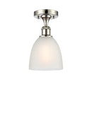 Innovations Lighting Castile 1 Light Semi-Flush Mount Part Of The Ballston Collection 516-1C-PN-G381-LED