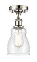 Innovations Lighting Ellery 1 Light Semi-Flush Mount Part Of The Ballston Collection 516-1C-PN-G394-LED