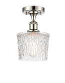 Innovations Lighting Niagra 1 Light Semi-Flush Mount Part Of The Ballston Collection 516-1C-PN-G402-LED