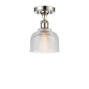 Innovations Lighting Dayton 1 Light Semi-Flush Mount Part Of The Ballston Collection 516-1C-PN-G412