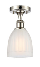 Innovations Lighting Brookfield 1 Light Semi-Flush Mount Part Of The Ballston Collection 516-1C-PN-G441-LED