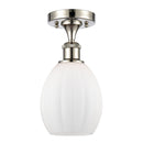 Innovations Lighting Eaton 1 Light Semi-Flush Mount Part Of The Ballston Collection 516-1C-PN-G81-LED