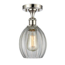 Innovations Lighting Eaton 1 Light Semi-Flush Mount Part Of The Ballston Collection 516-1C-PN-G82
