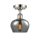 Innovations Lighting Fenton 1 Light Semi-Flush Mount Part Of The Ballston Collection 516-1C-PN-G93
