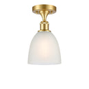 Innovations Lighting Castile 1 Light Semi-Flush Mount Part Of The Ballston Collection 516-1C-SG-G381