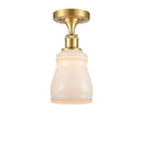 Innovations Lighting Ellery 1 Light Semi-Flush Mount Part Of The Ballston Collection 516-1C-SG-G391
