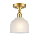 Innovations Lighting Dayton 1 Light Semi-Flush Mount Part Of The Ballston Collection 516-1C-SG-G411-LED