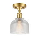 Innovations Lighting Dayton 1 Light Semi-Flush Mount Part Of The Ballston Collection 516-1C-SG-G412-LED