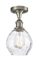 Innovations Lighting Small Waverly 1 Light Semi-Flush Mount Part Of The Ballston Collection 516-1C-SN-G362-LED