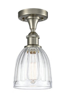 Innovations Lighting Brookfield 1 Light Semi-Flush Mount Part Of The Ballston Collection 516-1C-SN-G442-LED