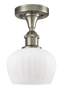 Innovations Lighting Fenton 1 Light Semi-Flush Mount Part Of The Ballston Collection 516-1C-SN-G91-LED