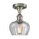 Innovations Lighting Fenton 1 Light Semi-Flush Mount Part Of The Ballston Collection 516-1C-SN-G92