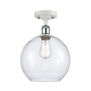Innovations Lighting Athens 1 Light 10" Semi-Flush Mount 516-1C-WPC-G124-10