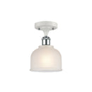 Innovations Lighting Dayton 1 Light Semi-Flush Mount Part Of The Ballston Collection 516-1C-WPC-G411