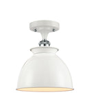 Innovations Lighting Adirondack 1 Light Semi-Flush Mount Part Of The Ballston Collection 516-1C-WPC-M14-WPC-LED