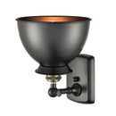 Innovations Lighting Adirondack 1 Light Sconce Part Of The Ballston Collection 516-1W-BAB-M14-BK