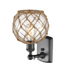 Innovations Lighting Farmhouse Rope 1 Light Sconce Part Of The Ballston Collection 516-1W-OB-G122-8RB
