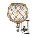 Innovations Lighting Farmhouse Rope 1 Light Sconce Part Of The Ballston Collection 516-1W-PN-G122-8RB