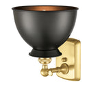 Innovations Lighting Adirondack 1 Light Sconce Part Of The Ballston Collection 516-1W-SG-M14-BK