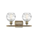 Innovations Lighting Deco Swirl 2 Light 16" Bath Vanity Light 516-2W-AB-G1213-6-LED
