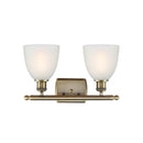 Innovations Lighting Castile 2 Light Bath Vanity Light Part Of The Ballston Collection 516-2W-AB-G381