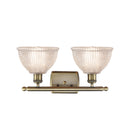Innovations Lighting Arietta 2 Light Bath Vanity Light Part Of The Ballston Collection 516-2W-AB-G422