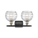 Innovations Lighting Deco Swirl 2 Light 16" Bath Vanity Light 516-2W-BAB-G1213-8-LED