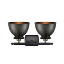 Innovations Lighting Adirondack 2 Light Bath Vanity Light Part Of The Ballston Collection 516-2W-BAB-M14-BK